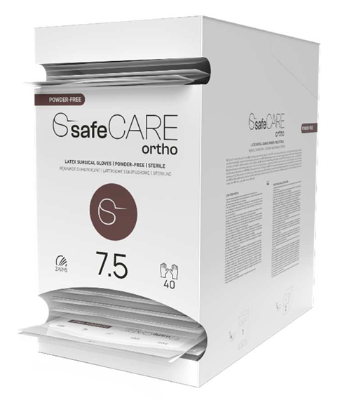 Safe Care Ortho Рукавиці хірургічні латексні, без пудри розмір 9.0